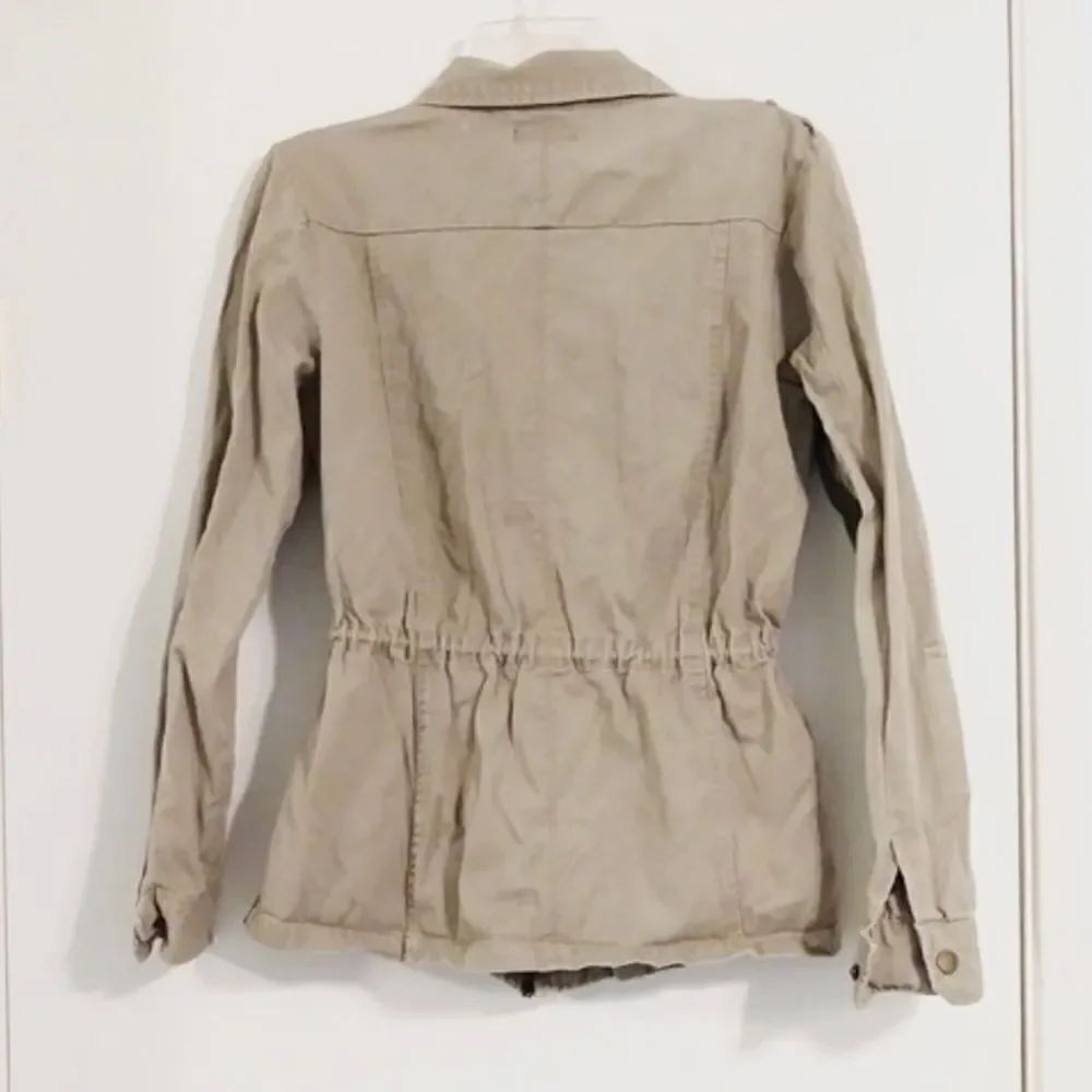 Red Snap Tan Zip Up Field Utility Jacket - Picture 2 of 5